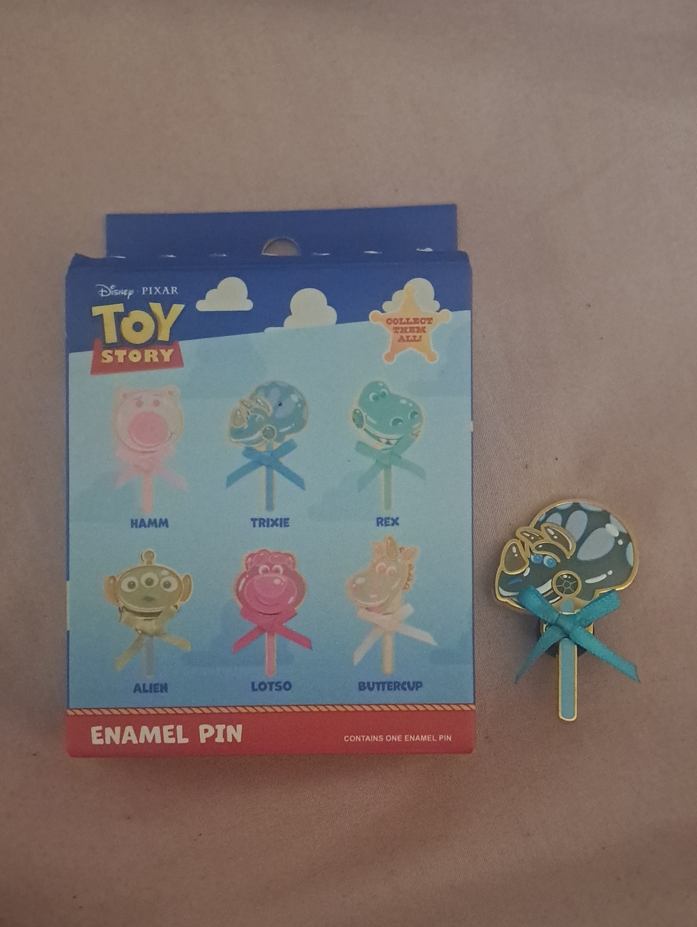 Toy Story Trixie Blue Enamel Pin